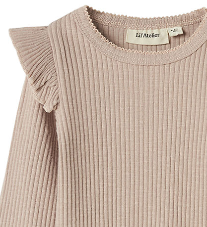 Lil' Atelier Body l/æ - Rib - NbfRaja - Shadow Gray