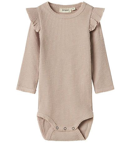 Lil' Atelier Body l/æ - Rib - NbfRaja - Shadow Gray