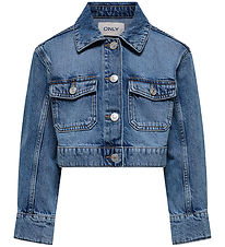 Kids Only Denimjakke - Noos - KogLumi - Medium Blue Denim