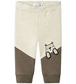 Name It Sweatpants - NbmTonno - Peyote Melange m. Print