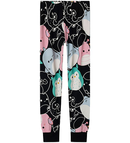 Name It Nattøj 2-delt - Squishmallows - NkfObia - Sort m. Print