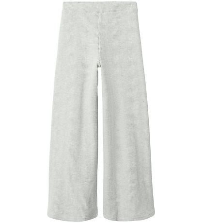 Name It Bukser - Vaflet - NkfTulpu - Light Grey Melange