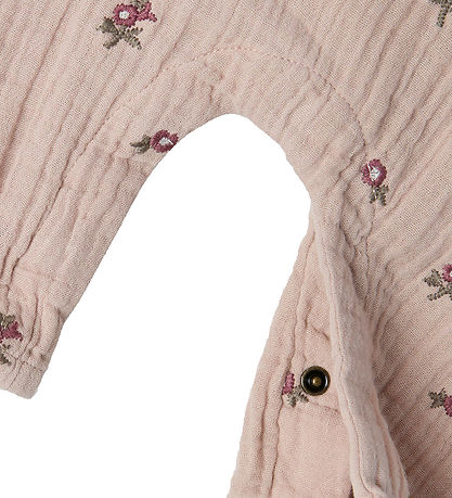 Lil' Atelier Smækbukser - Musselin - NbfTamina - Shadow Gray m. 