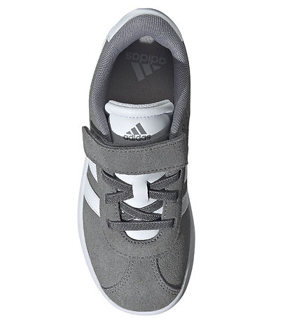 adidas Performance Sko - VL COURT 3.0 EL C - Grethr/Ftwwht/Gretw