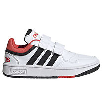 adidas Performance Sko - HOOPS 3.0 CF C - Ftwwht/Cblack/Brired