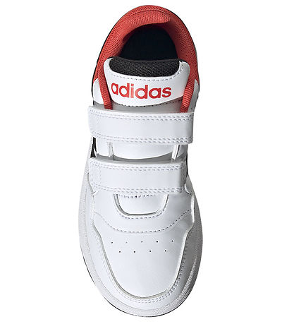 adidas Performance Sko - HOOPS 3.0 CF C - Ftwwht/Cblack/Brired
