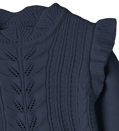 Fliink Kjole - Strik - Alilly - Insignia Blue