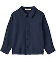 Fliink Skjorte - Musselin - Elmo - Insinia Blue