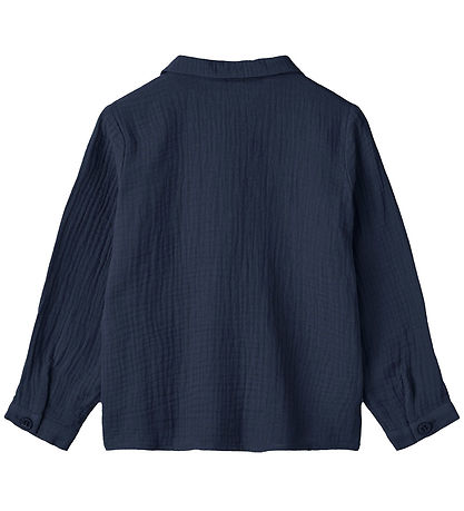 Fliink Skjorte - Musselin - Elmo - Insinia Blue