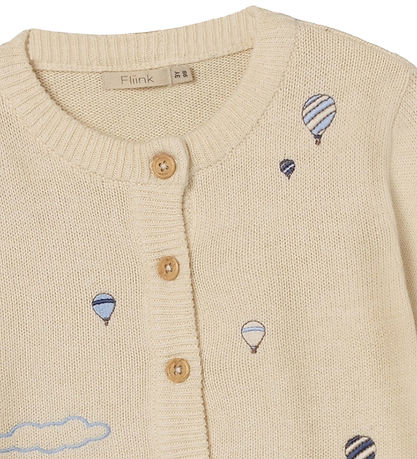 Fliink Cardigan - Strik - Magic Balloon - Sandshell