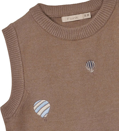 Fliink Vest - Strik - Alon Balloon - Pine Bark