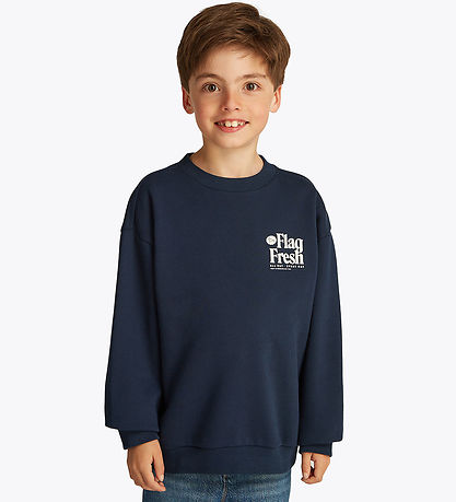 Tommy Hilfiger Sweatshirt - Fun Flag - Dark Night Navy