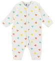 Petit Bateau Natdragt - Marshmallow m. Hjerter