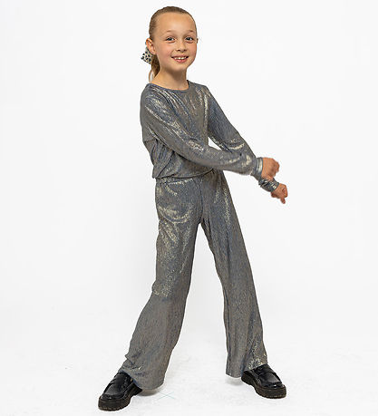 The New Bukser - TnLeah Wide - Ashley Blue/Gold