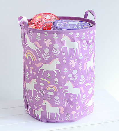 A Little Lovely Company Opbevaringskurv - 40x50 cm - Unicorn Dre