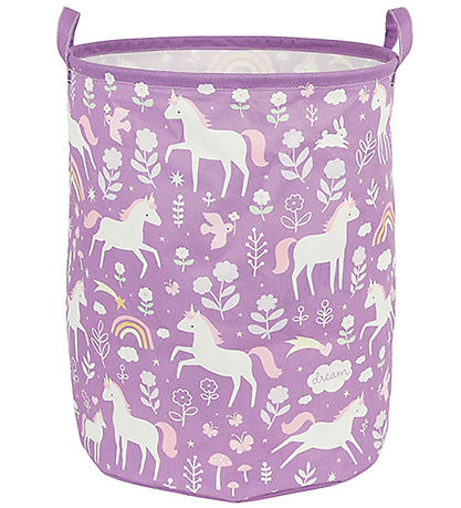 A Little Lovely Company Opbevaringskurv - 40x50 cm - Unicorn Dre