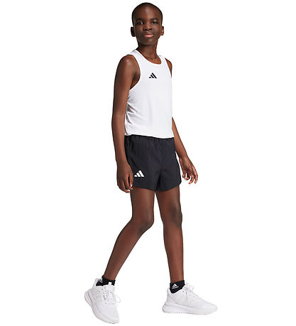 adidas Performance Shorts - J TEAM S - Sort/Hvid