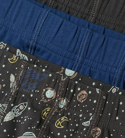 Name It Boxershorts - 3-Pak - Noos - NmmTights - Forged Iron/Spa