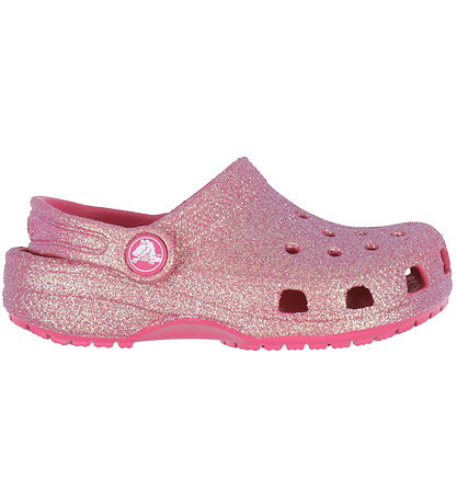 Crocs Sandaler - Classic Glitter T - Dragon Fruit