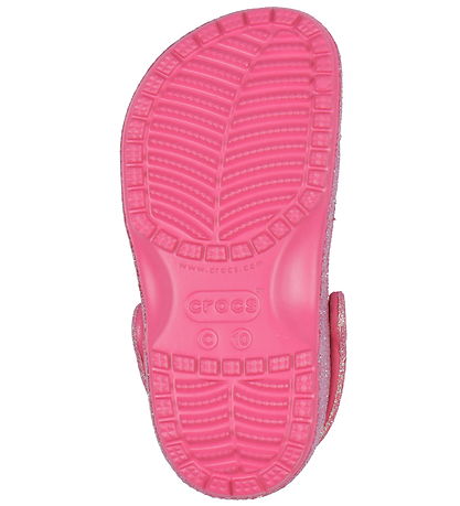 Crocs Sandaler - Classic Glitter T - Dragon Fruit