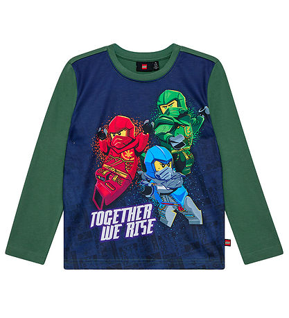 LEGO® Ninjago Bluse - LWTaffy - Grøn/Navy m. Print