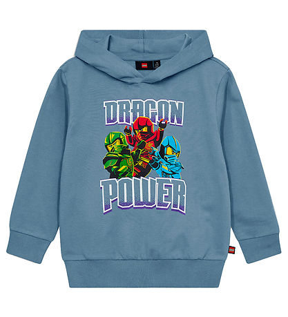 LEGO® Ninjago Hættetrøje - LWSaku - Støvet Blå