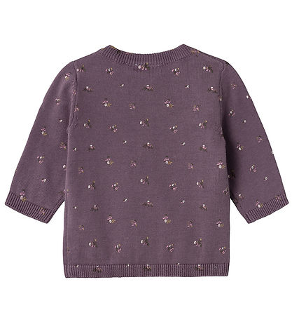 Name It Cardigan - Strik - NbfOnema - Arctic Dusk m. Strik