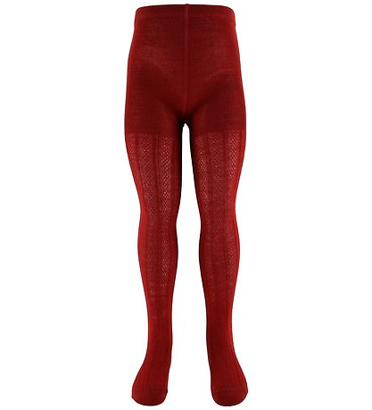 Wheat Strømpebukser - Uld - Karla - Cherry Red
