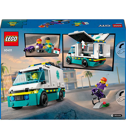 LEGO® City - Ambulance 60451 - 184 Dele