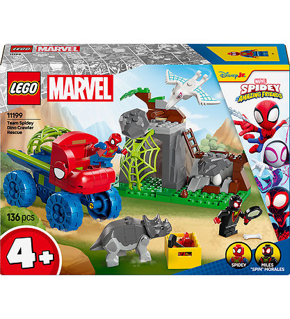 LEGO® Marvel - Team Spideys Dinotruck Redning 11199 - 136 Dele