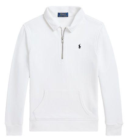 Polo Ralph Lauren Sweatshirt m. Lynlås - Hvid