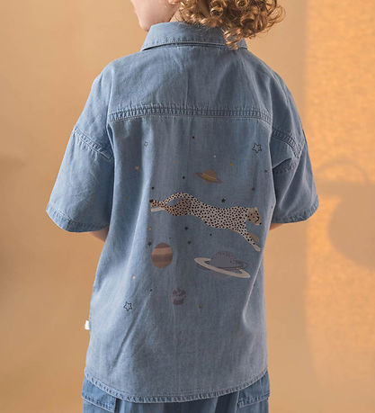 That's Mine Skjorte - Silas - Denim - Blå