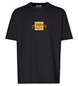 Jack & Jones T-shirt - JorBoston - Sort m. Print