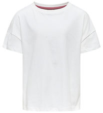 Kids Only T-shirt - KogRosa - Cloud Dancer/Valentine