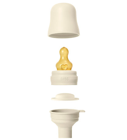 Bibs Sutteflaske - 270 ml - PP/Naturgummi - Ivory