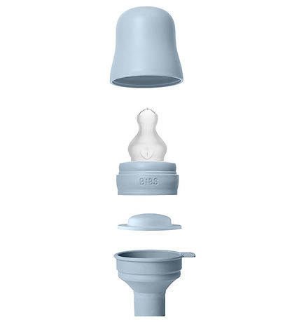 Bibs Sutteflaske - 270 ml - PP/Silikone - Baby Blue
