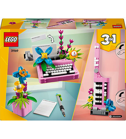 LEGO® Creator - Skrivemaskine med Bl... 31169 - 3-i-1 - 363 Dele