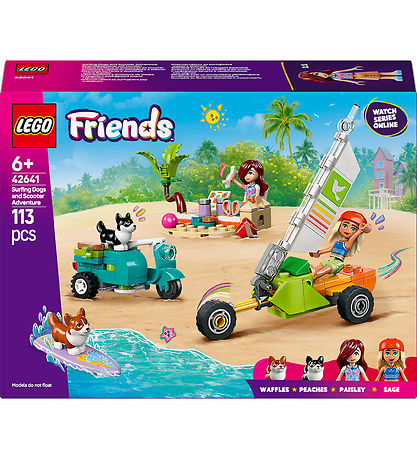 LEGO® Friends - Eventyr m. Surfende Hunde og... 42641 - 113 Dele