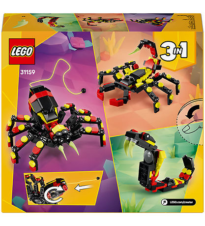 LEGO® Creator - Vilde Dyr: Edderkop på Spring 31159 - 3-i-1 - 15