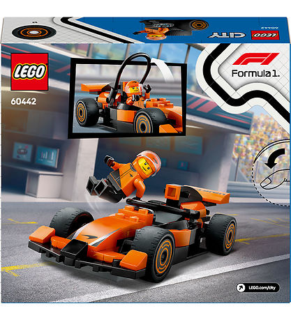 LEGO® City - F1®-kører m. McLaren-racerbil 60442 - 86 Dele