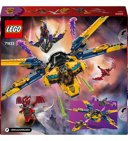 LEGO® Ninjago - Ras Og Arins Super Strom Jet 71833 - 510 Dele
