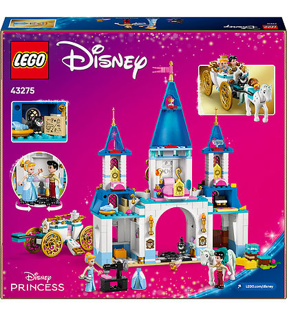LEGO® Disney Princess - Askepots Slot og Karet 43275 - 596 Dele