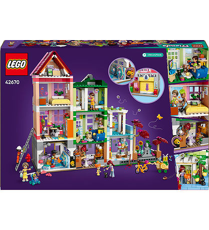 LEGO® Friends - HLC Lejligheder Og Butikker 42670 - 2040 Dele