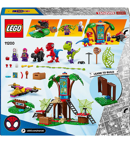LEGO® Marvel - Spidey og Gobbys Raptorkamp v... 11200 - 143 Dele