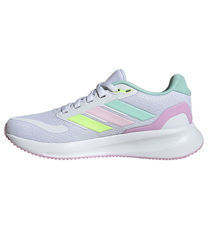 adidas Performance Sko - Runfalcon 5 J - Hvid/Mint/Pink