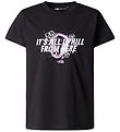 The North Face T-shirt - Graphic Relaxed - Sort m. Rosa/Hvid