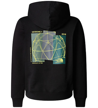 The North Face Hættetrøje - Graphic Relaxed - Sort/Neongul