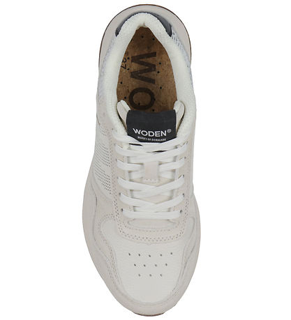 Woden Sko - Mathilde Runner Leather - Blanc De Blanc