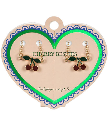 Konges Sløjd Armbånd - 2-pak - Cherry Bestie - Guld