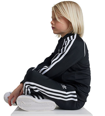 adidas Originals Træningssæt - Sort m. Hvid